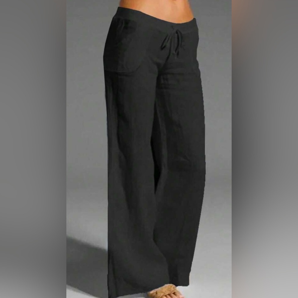 Black Linen Pants